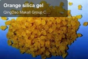 Orange silica gel