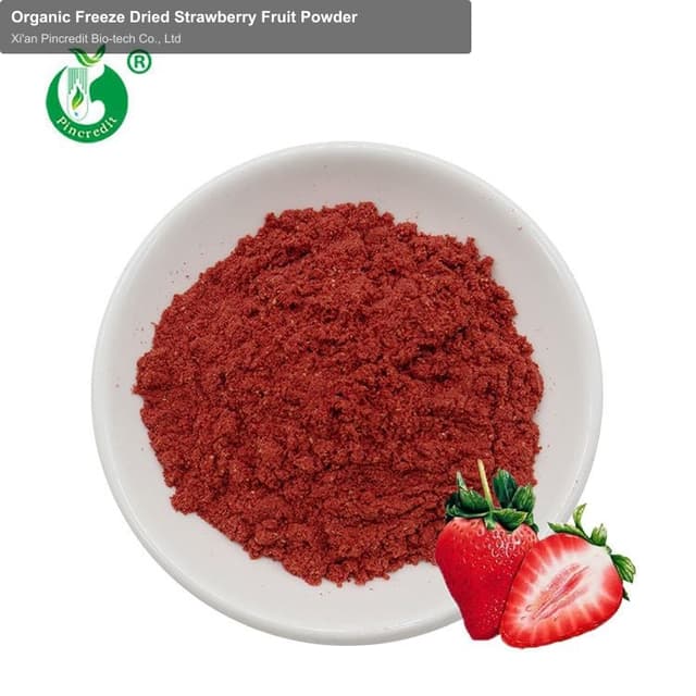 Organic Freeze Dried Strawberry Fruit Powder