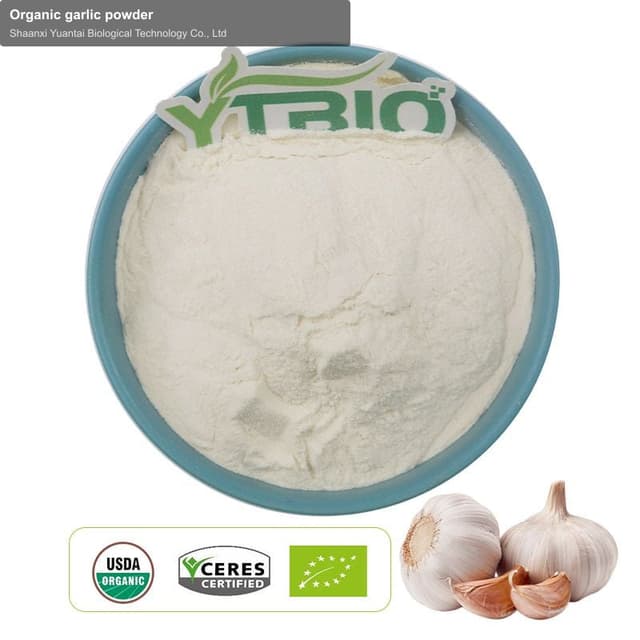 Organic garlic powder