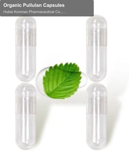 Organic Pullulan Capsules