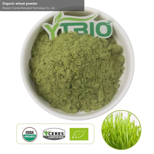 Organic wheat powder