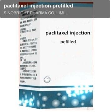 paclitaxel injection prefilled