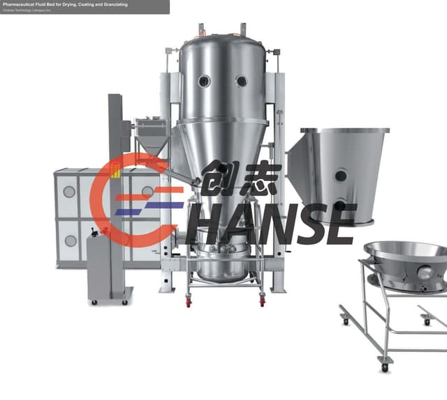 Pharmaceutical Fluid Bed for Drying, Coating and Granulating