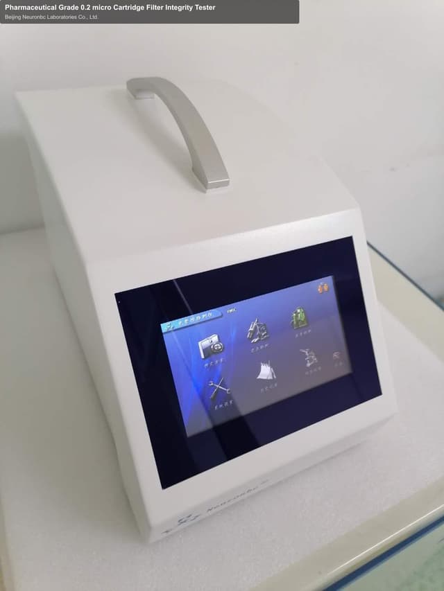 Pharmaceutical Grade 0.2 micro Cartridge Filter Integrity Tester