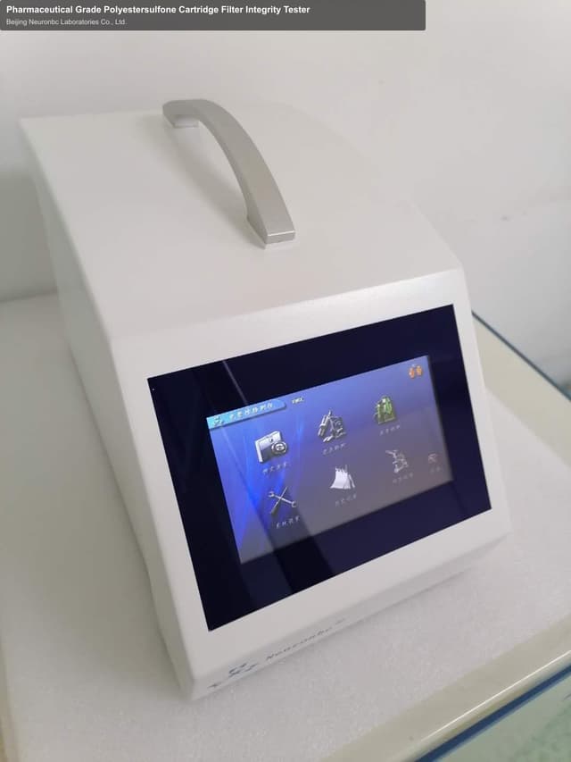 Pharmaceutical Grade Polyestersulfone Cartridge Filter Integrity Tester