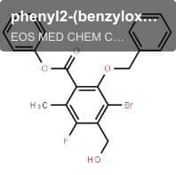 phenyl2-(benzyloxy)-3-bromo-5-fluoro-4-(hydroxymethyl)-6-methylbenzoate