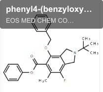 phenyl4-(benzyloxy)-2-(tert-butyl)-7-fluoro-6-methylisoindoline-5-carboxylate