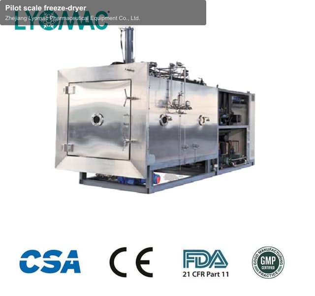 Pilot scale freeze-dryer