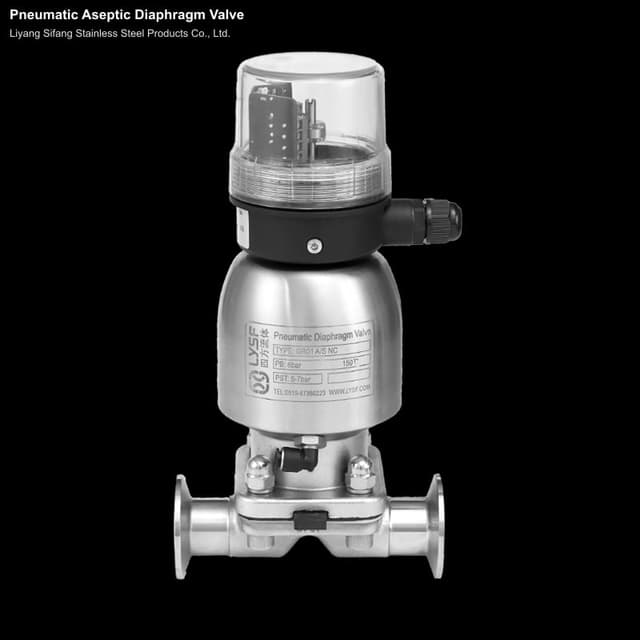 Pneumatic Aseptic Diaphragm Valve