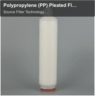 Polypropylene (PP) Pleated Flter Cartridge
