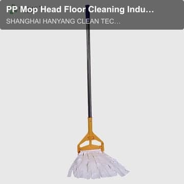 PP Mop Head Floor Cleaning Industrial Microfiber Strip Cleanroom Mop