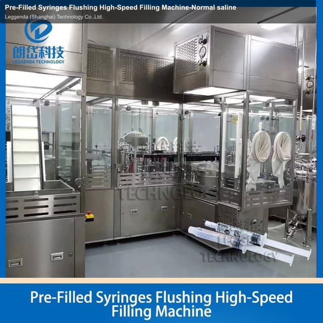 Pre-Filled Syringes Flushing High-Speed Filling Machine-Normal saline