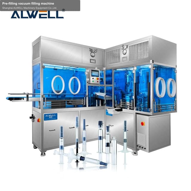 Pre-filling vacuum filling machine