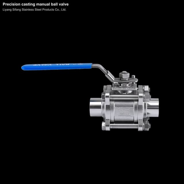 Precision casting manual ball valve
