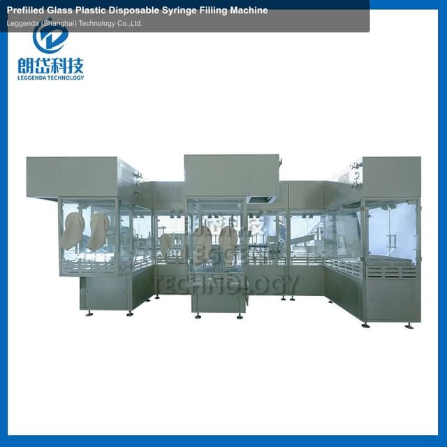 Prefilled Glass Plastic Disposable Syringe Filling Machine