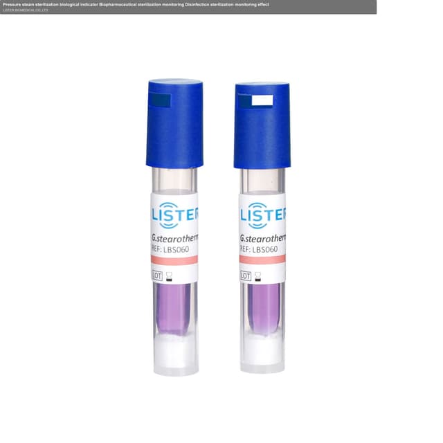 Pressure steam sterilization biological indicator Biopharmaceutical sterilization monitoring Disinfection sterilization monitoring effect