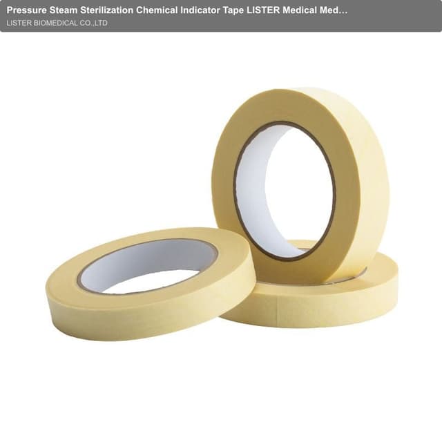 Pressure Steam Sterilization Chemical Indicator Tape LISTER Medical Medical Disinfection and Sterilization Special Tape