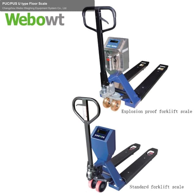 PUC/PUS U type Floor Scale