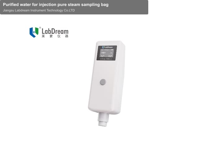 Purified water for injection pure steam sampling bag