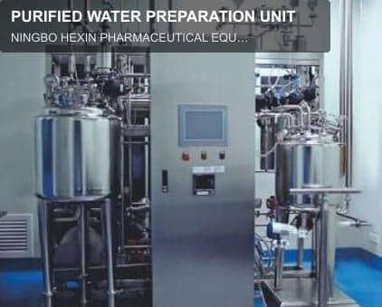 PURIFIED WATER PREPARATION UNIT