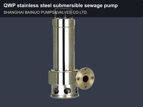 QWP stainless steel submersible sewage pump