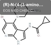 (R)-N-(4-(3-aminopiperidin-1-yl)-5-bromo-1H-pyrrolo[2,3-b]pyridin-3-yl)cyclopropanecarboxamide