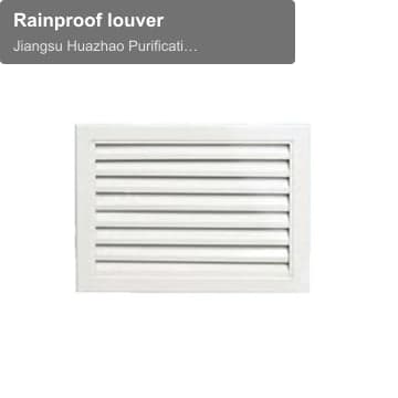 Rainproof louver