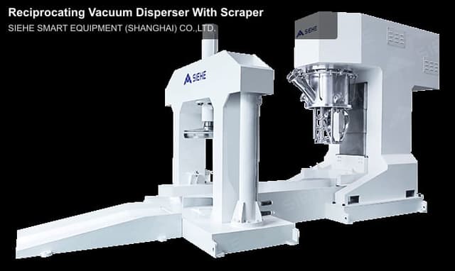 Reciprocating Vacuum Disperser With Scraper