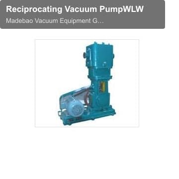 Reciprocating Vacuum PumpWLW