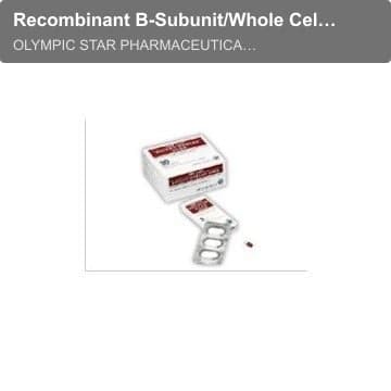 Recombinant B-Subunit/Whole Cell Cholera Vaccine(Enteric-coated Capsule)