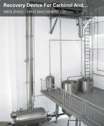 Recovery Device For Carbinol And Ethanol