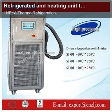 Refrigerated and heating unit temperature range from -70 up to 250 degree