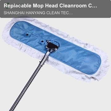 Replacable Mop Head Cleanroom Cleaning Mop