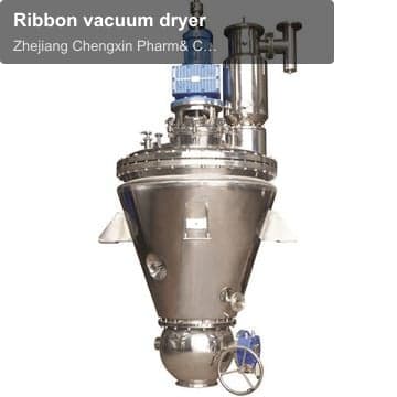 Ribbon vacuum dryer