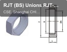 RJT (BS) Unions RJT-13H Hex.nut