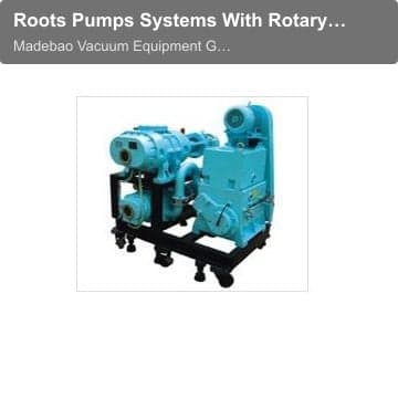 Roots Pumps Systems With RotaryZJ600/ZJ300/2H70A