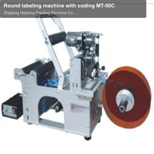 Round labeling machine with coding MT-50C