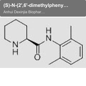 (S)-N-(2',6'-dimethylphenyl)-piperidine-2- carboxylic amide