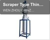 Scraper Type Thin Film Evaporator