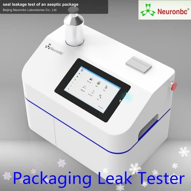 seal leakage test of an aseptic package