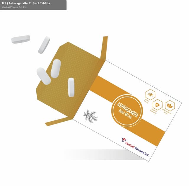 Vaishali Pharma Pvt. Ltd. sell "0.2 ) Ashwagandha Extract Tablets"