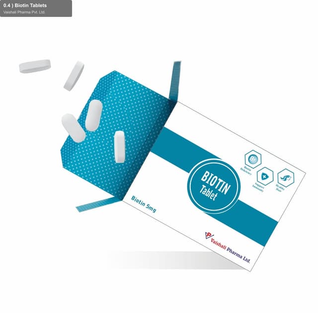 Vaishali Pharma Pvt. Ltd. sell "0.4 ) Biotin Tablets"