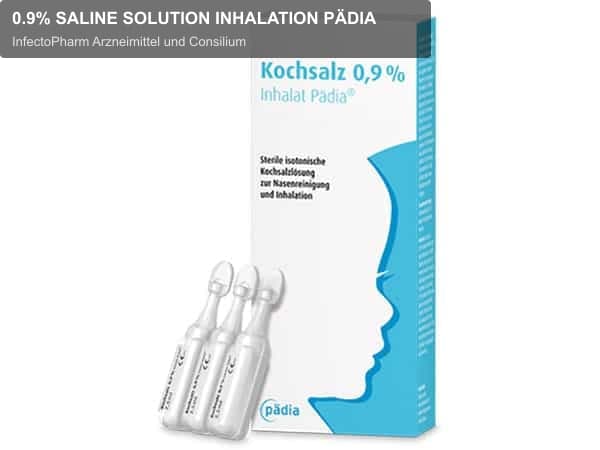 InfectoPharm Arzneimittel und Consilium sell "0.9% SALINE SOLUTION INHALATION PÄDIA"