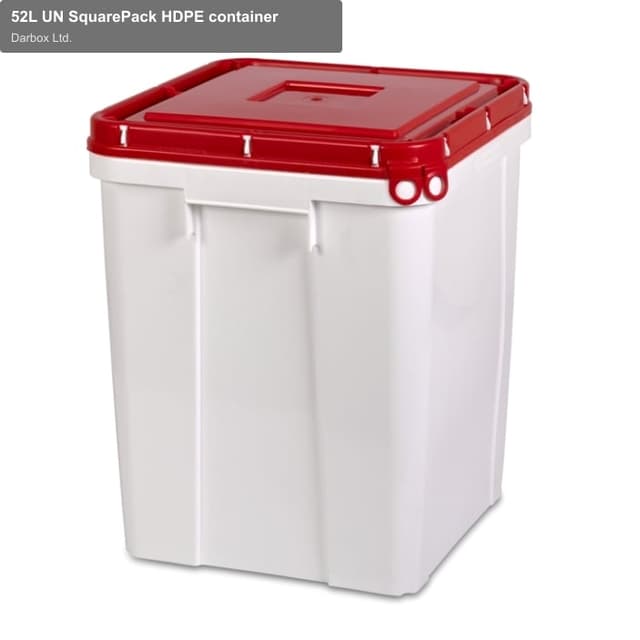 Darbox Ltd. sell "52L UN SquarePack HDPE container"