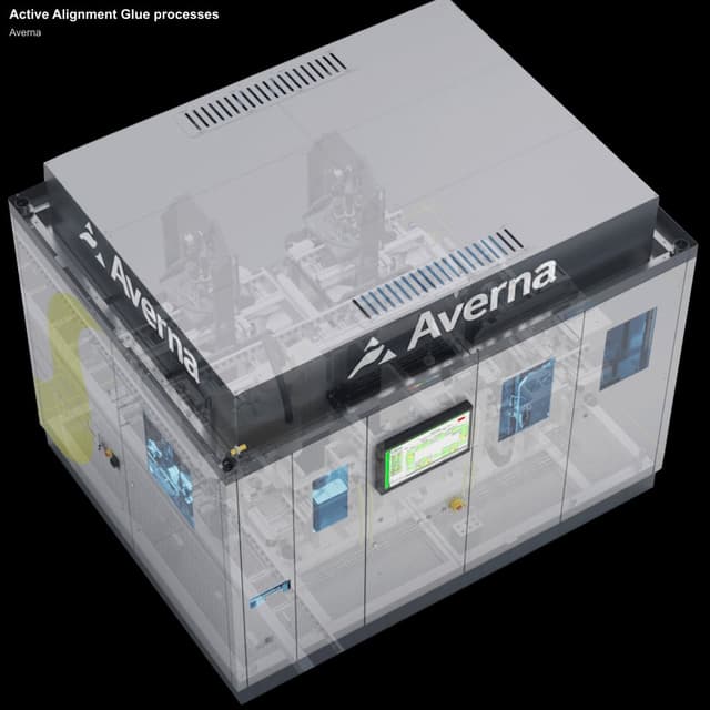 Averna sell "Active Alignment Glue processes"