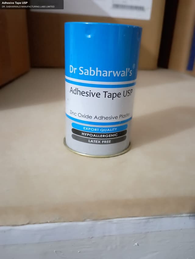 DR. SABHARWALS MANUFACTURING LABS LIMITED sell "Adhesive Tape USP"