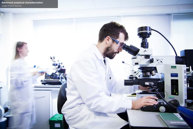 Juniper Pharma Services sell "Advanced analytical characterisation"