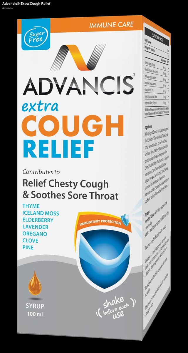 Advancis sell "Advancis® Extra Cough Relief"