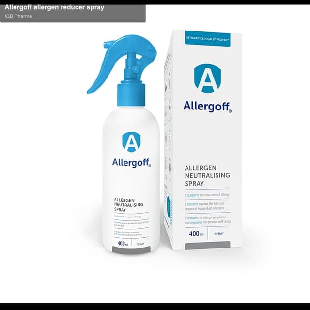 ICB Pharma sell "Allergoff allergen reducer spray"
