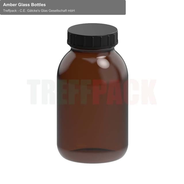 Treffpack - C.E. Gätcke's Glas Gesellschaft mbH sell "Amber Glass Bottles"